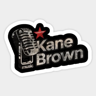 Kane Brown - Vintage Microphone Sticker